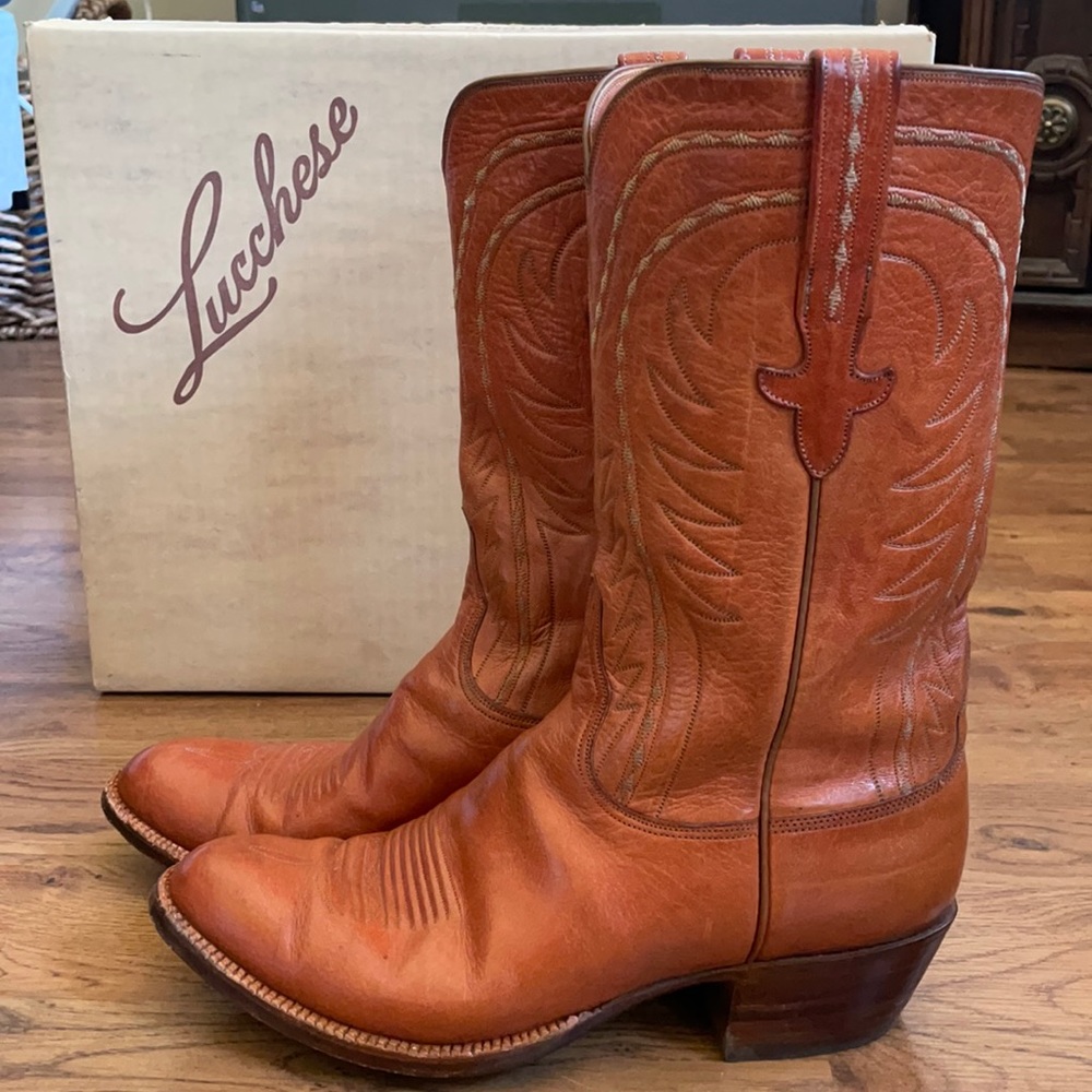 Vintage men’s Lucchese cowboy boots